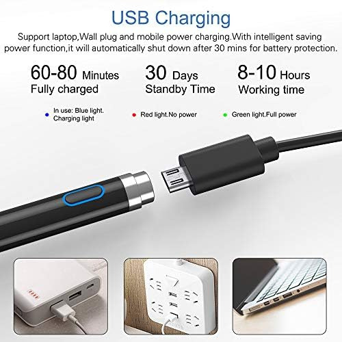Lapiz Optico Universal Dibujo Para Tab/para iPad Kecow Negro