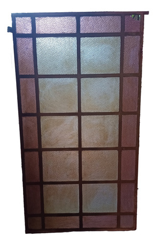 Puerta Mampara De Hierro Y Vidrio, Antigua, Original Varios (Usado)