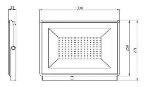 Imagen 2 de 5 de Reflector Led Alta Potencia 100w By Ledvance Por E631