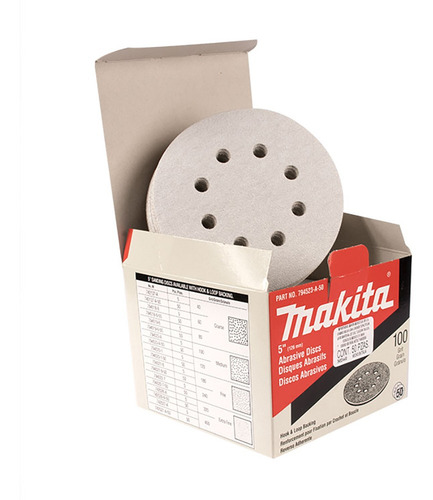 Imagen 2 de 5 de Disco De Lija De Velcro Makita 794523-a50