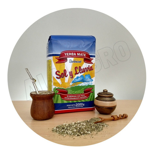 Yerba Mate Sol Y Lluvia 2 Kg Elaboración Artesanal - Almagro