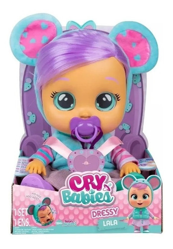 Muñeca Cry Babies Dressy Lala (11252)