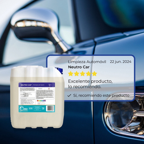 Shampoo Ph Neutro Para Carrocería, Concentrado Ceramicos 1 L