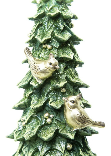 Imagen 5 de 6 de Muñecos Navideños Running Pino Con Pajaritos