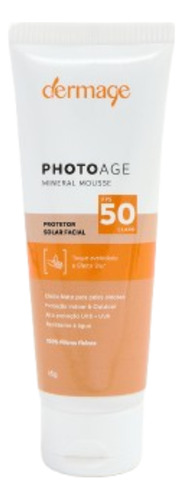 Photoage Mineral Mousse Fps 50 Dermage - Cor Médio