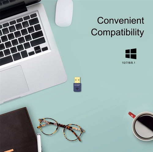Mini Usb Wifi 150mbps & Bluetooth 4.0 Tarjeta Red Windows Pc