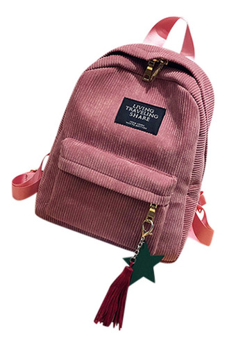 N Woman Mini Mochilas Ab39 De Pana Simple Estilo Campus Pur