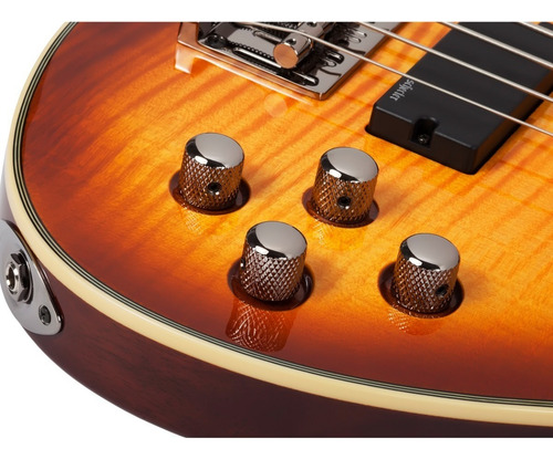 Bajo Eléctrico Schecter Omen Extreme 4 Activo Cuo Color Vintage Sunburst Orientación De La Mano Diestro