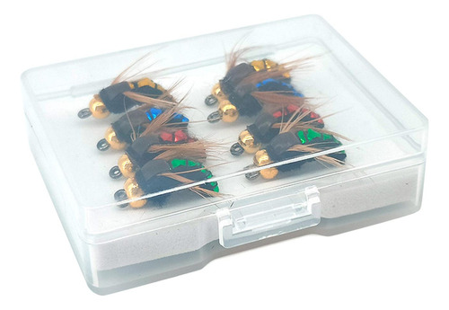 3 X 8 Uds. Señuelos De Pesca Con Mosca, Pesca Al Aire