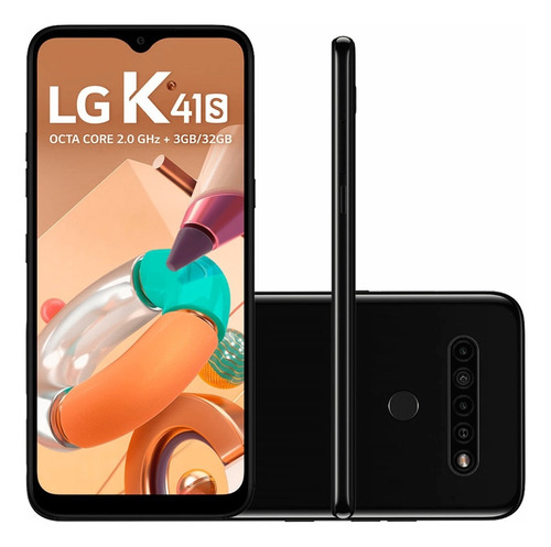 Smartphone K41s 4g Tela 6,55 32gb Preto 3gb Ram LG