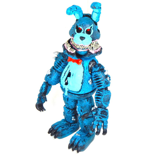 Imagen 2 de 3 de Figura Nightmare Bonnie Azul Animatronic Five Nights Freddys