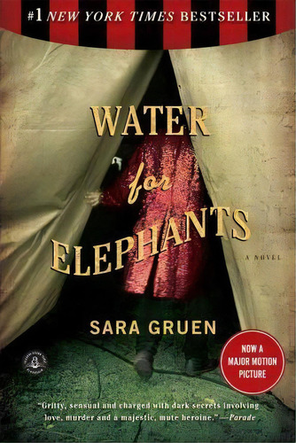 Water For Elephants, De Sara Gruen. Editorial Algonquin Books, Tapa Blanda En Inglés