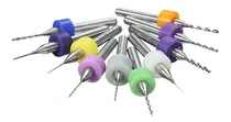 Comprar Kit 10 Puntas Fresas Broca Cnc 0,3mm A 1,2mm - Cnc Router