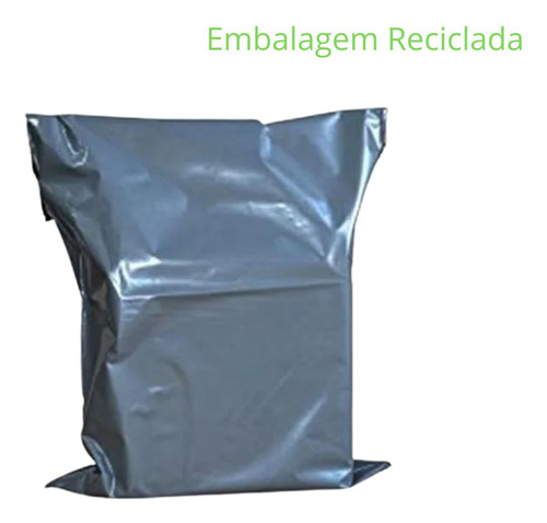 Envelope De Segurança Reciclado 19x25 Cinza 250 Un