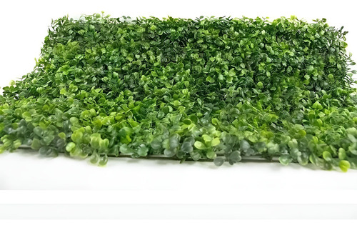 10 Piezas Muro Verde Follaje Artificial Sintentico 60x40 Cms