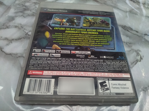 Ratchet & Clank Full Frontal Assault Para Ps3 (Usado)