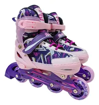 Comprar Patins In Line Roller Infanto Juvenil Play Rosa Nº 34 Ao 37