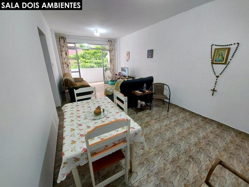 Imagem 6 de 15 de Apartamento Frente Com Varanda 1 Quadra Praia José Menino Suite Deps Empregada