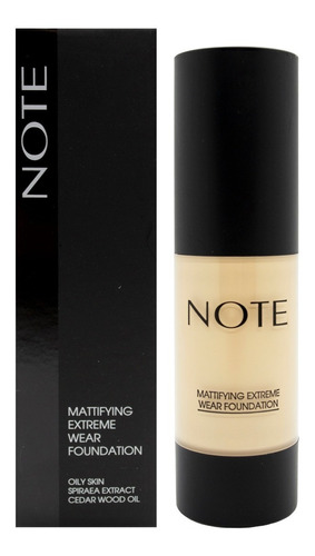  Note Matifying Estreme Wear Foundation Base Maquillaje 35ml