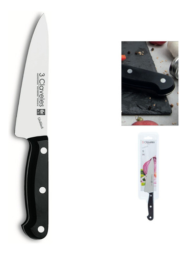 Cuchillo Cocinero 13 Cms Acero Inoxidable Uniblock