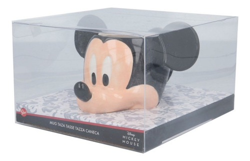 Mickey Mouse - Tazon De Ceramica - 3d Head - 320 Ml - Caja D