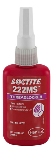 Adhesivo Fijador Rosca Resistencia Baja 50gr Loctite 135334