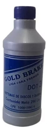 Liga De Freno Dot3 Gold Brake 290 Ml