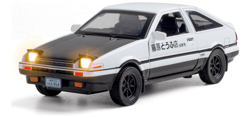 1:32 Con Luces Y Sonido Toyota Ae86 Miniatura Model Metal