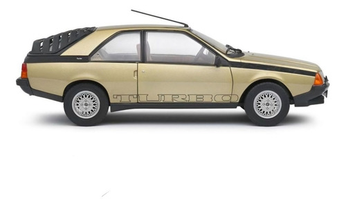 Especial Escala 1/18 ! Renault Fuego Turbo Francesa 35 Cm L. Couler Or