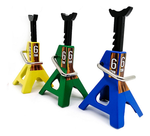 Generic Juguetes De Simulación Metal Jack Stands Para 1/10