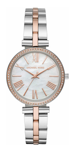 Reloj Mujer Michael Kors Mk3969 Cuarzo Pulso Bicolor En