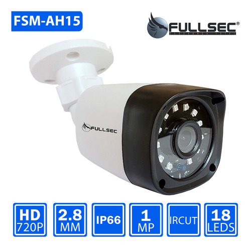 Câmera Segurança Bullet Ahd 1mp 18x Leds 2.8mm Externa