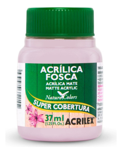 Tinta Acrílica Fosca 37ml Acrilex Cor Lilás