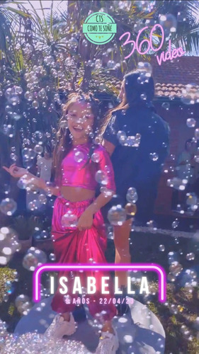 Plataforma 360 Video Slow Motion Eventos Barbie 2023
