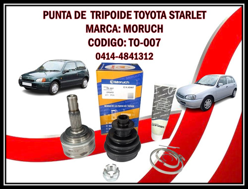 Punta De Tripoide Toyota Starlet 1.3 