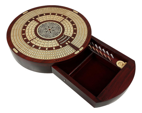 Round 4 Track Continuious Cribbage Board W