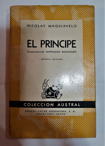 El Principe. Nicolás Maquiavelo