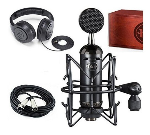 Azul Opaco Spark Sl Xlr Microfono Condensador Studio 20 'xlr