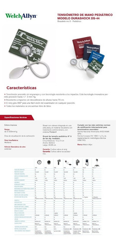 Imagen 10 de 10 de Tensiometro Aneroide Welch Allyn De Mano Envio Gratis
