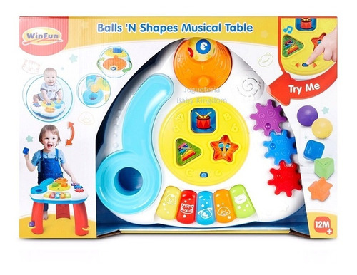 Mesita Musical Para Bebe Con Luces,juegos Y Actividades 5en1