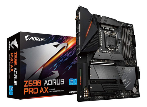 Tarjeta Madre Gigabyte Z590 Aorus Pro Ax Intel 1200 Ddr4 Atx