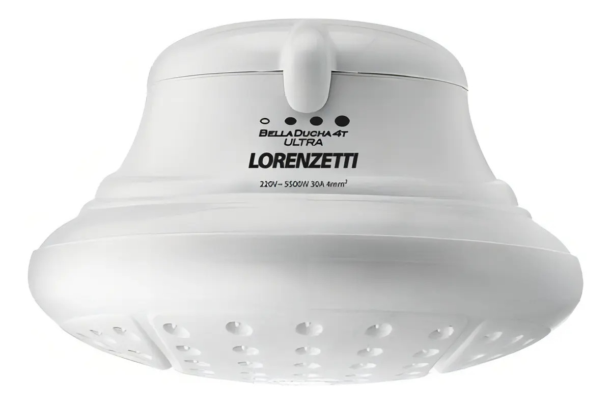 Chuveiro elétrico instantâneo Lorenzetti Bella Shower 4t 6400w Cor branca 6400 W Potência