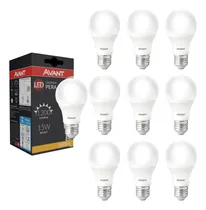 Comprar Kit 10 Lâmpada 15w Bulbo A60 3000k Luz Amarela Casa Led E27