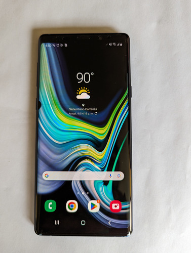 Samsung Galaxy Note 9 Liberado Con Manchitas  Y Tapa Cuarteada