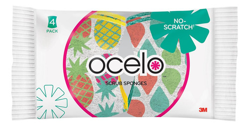 Spongas De Scrub Scrub Scrub Scrub, 4 Esponjas Scotch-brite-