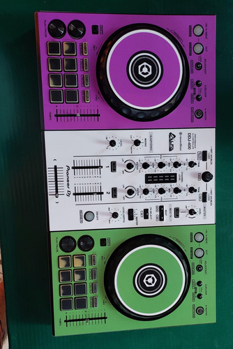 Kit Adesivos Skin Controladora Ddj-400 Pioneer Personalizado