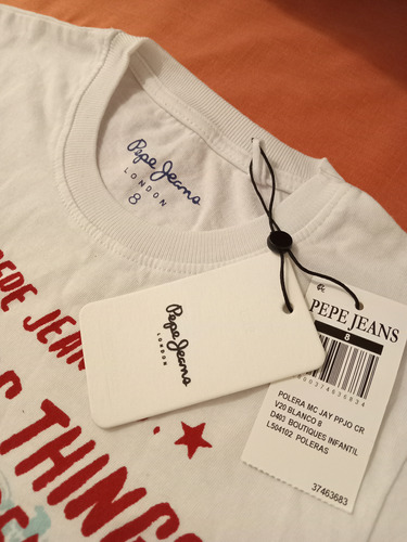 Remera Niño- Pepe Jeans- Talle 8- Nueva!!!!