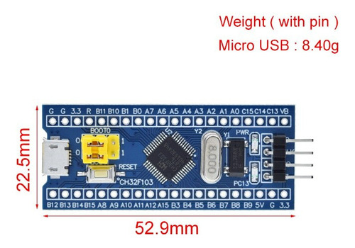 Placa Arm Stm32f103c8t6 Stm32