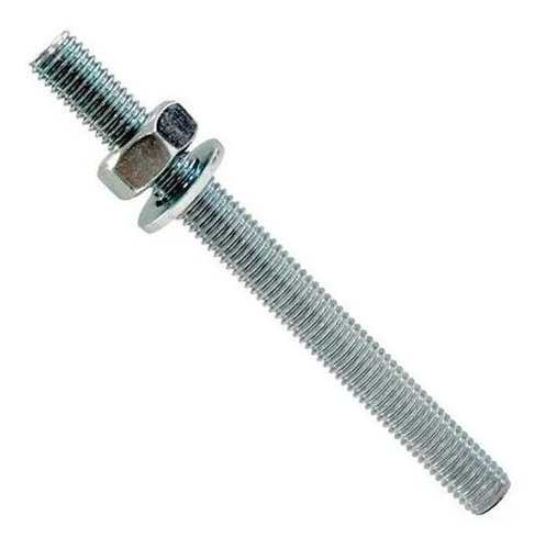 Varilla Roscada M8 Fijacion Quimica Anclaje Steelframe X10u Color Plateado