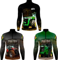Comprar Kit 3 Camisa Camiseta Agro Fazenda Agricultura Proteção Uv50